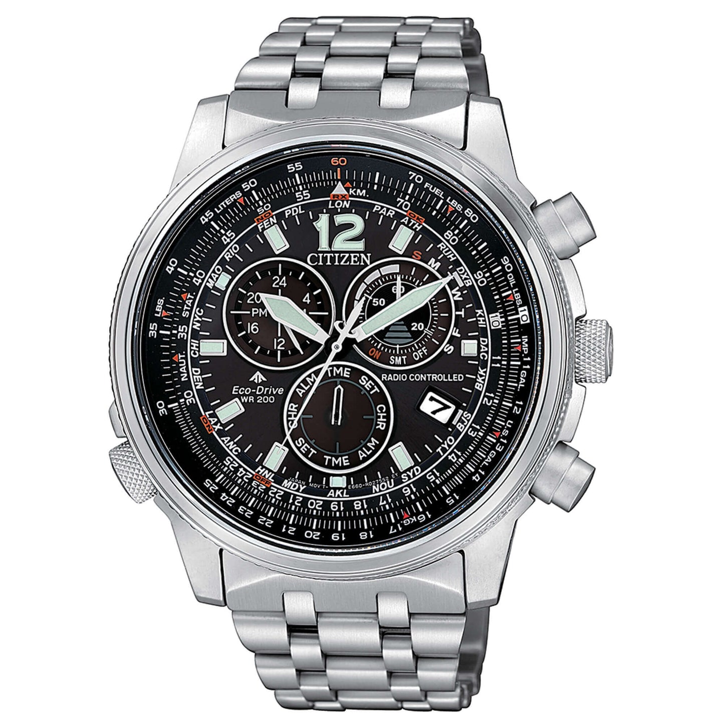 Orologio Citizen Crono Pilot Acciaio