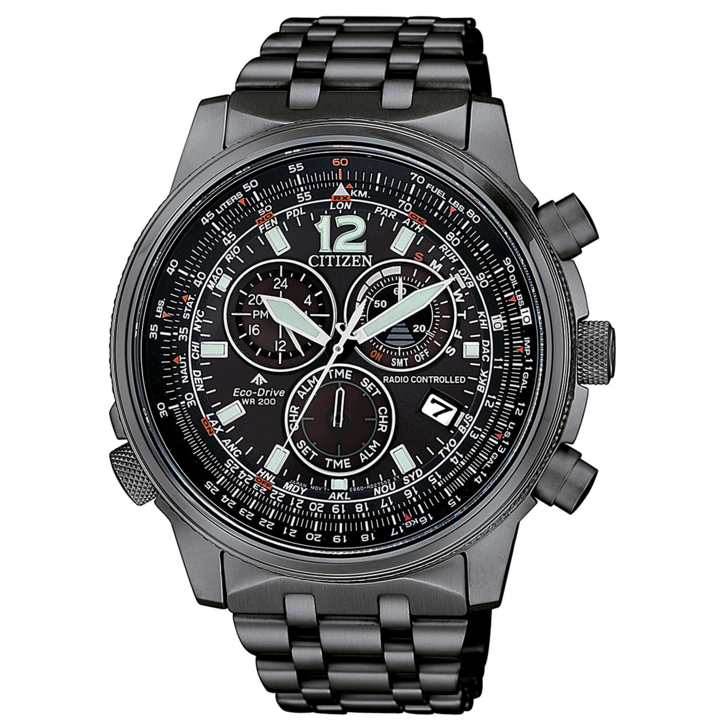 Orologio Citizen Crono Pilot Acciaio