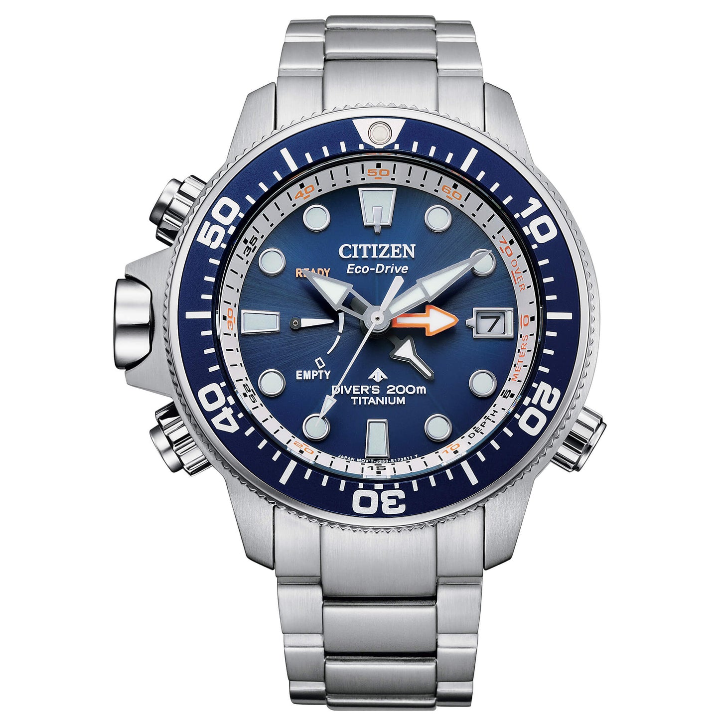 Orologio Citizen Aqualand Eco Drive Super Titanio